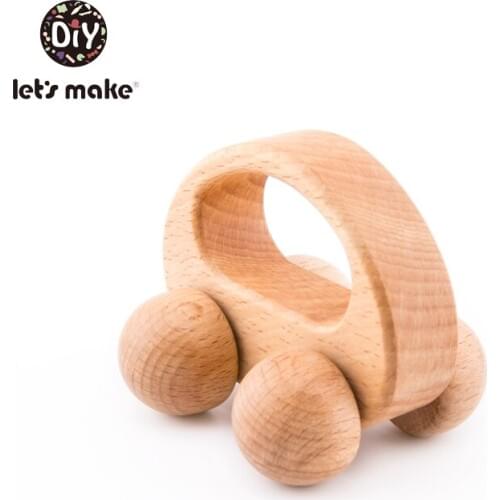 Lets make Baby Toys 1pc Beech Wood Car Inspired Toys For Babies Toddlers Preschoolers Decor Kids Room for Baby Kids Wood Block