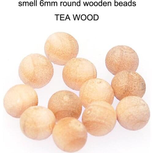 6mm Smell Wooden Beads FORBIDDEN FRUIT Smell Beads Fits Our Beaded Wooden Charm Bracelets
