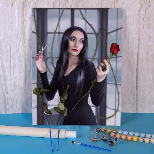 Woman Girl Paint By Numbers Kit Acrylic Paints 50*70 Paiting By Numbers Handmade For Kids Wall Art Handicraft