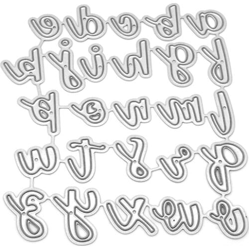 Lowercase Letters Metal Cutting Dies Scrapbooking for DIY Cards Making Home Decoration Craft Die Cut New Arrival 2020 Stencil