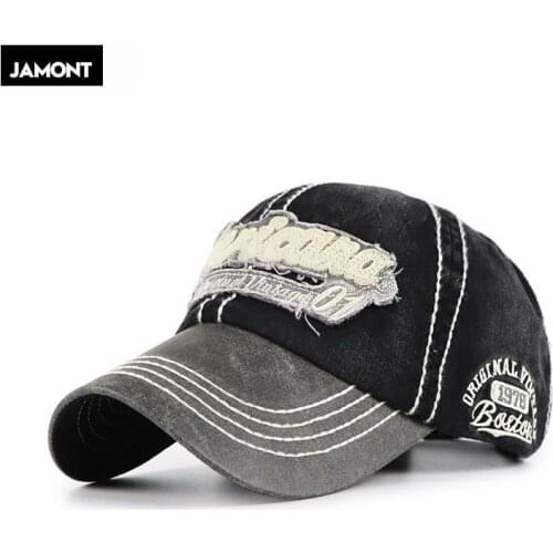 JAMONT Brand Men Baseball Caps Dad Casquette Women Snapback Caps Bone Hats For Men Fashion Vintage Gorras Letter Cotton Cap