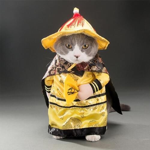 New Funny Cat Clothes Pirate Suit Clothes For Cat Costume Clothing Corsair Halloween Clothes Dressing Up Cat Party Costume Suit
