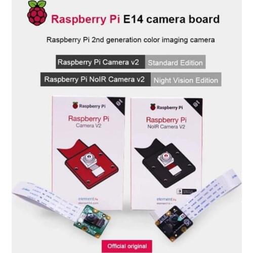 Original Raspberry Pi Camera V2 Module Light-Sensitive Chips 8MP Pixel with IMX219 Image SensonSupport RPI 3b+/PI4