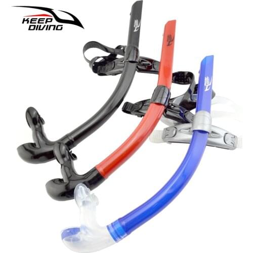 KEEP DIVING NEW ARRIVAL Swim Tube Scuba Diving Snorkel with Silicone Mouthpiece One-Way Purge Valve