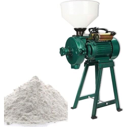 Professional Wet Dry Grain Grinder Machine Commercial Electric Ultra-Fine Rice, Corn, Wheat, Feed Grinding Mill Whole Grains