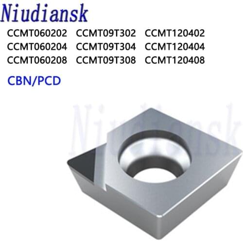 CBN PCD Turning Inserts CCMT060204 CCMT09T304 CCMT120408 knife Diamond Inserts For CNC Lathe Tools Cubic boron nitride Inserts