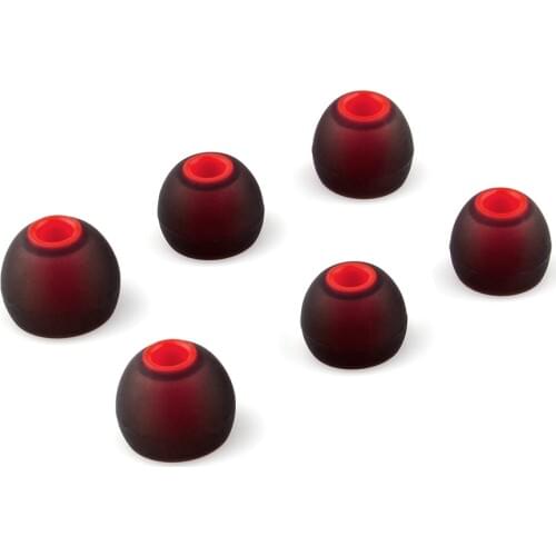 TRN 3 Pairs(6pcs) L M S In Ear Silicone Eartips Tips Earbuds Earphone/Ear Sleeve/Ear Tip/Earbuds For KZ Earphones TRN X6/V30/V80