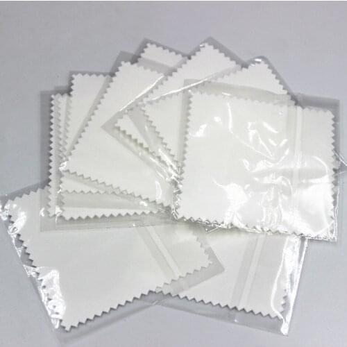 8x8mm individually packaged Sterling Silver Cleaning Cloth Polishing Cloth Soft Clean Wipe Wiping Cloth Of Silver Jewelry Tools