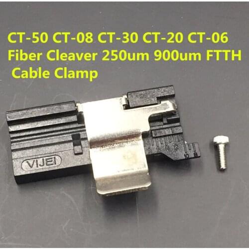 Fiber Cleaver Fiber Holder for CT-50 CT-08 CT-30 CT-20 CT-06 Fiber Cleaver 250um 900um FTTH Cable Clamp