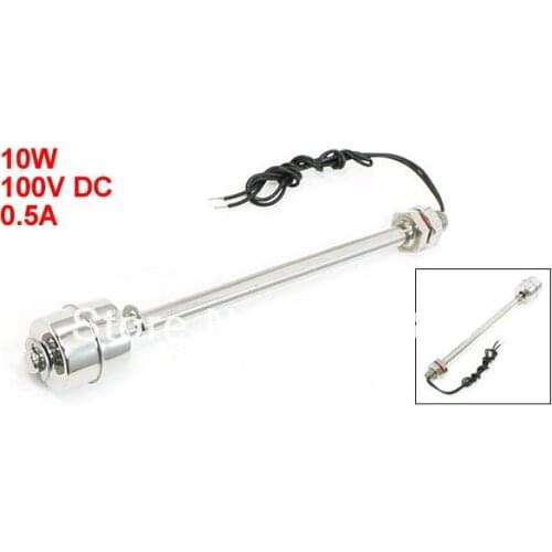 ZS18010 Stainless Steel Vertical Fish Tank Liquid Water Level Sensor Float Switch