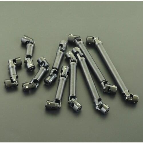 1/10 RC Crawler Car Axial SCX10 D90 D110 Wraith RR10 TRX4 CC01 Universal Joint Internal Spline Hardened Steel Drive Shaft