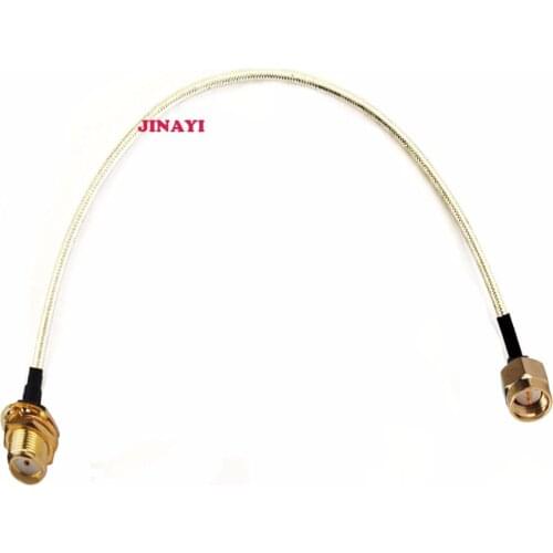 10pcs 10cm 5cm 30cm SMA Female Jack to SMA male Connector RG141 Semi Rigid Extension Cable Wire