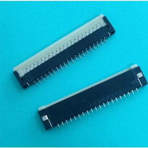 10pcs LCD Screen Connector 1.0 Pitch 16 Pin Flip Under fpc Screen Line Socket For Computer TV LCD Screen etc