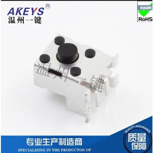 10PCS TS-C020 Momentary Switch 4.5*4.5 2 Pin SMD SMT With Stents Tactile Switch