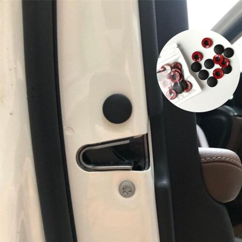 12pcs/Lot Car Door Lock Screw Protector Cover For Benz A B C E S G GLE GLC CL CLK CLS GL GLK R SL SLK class