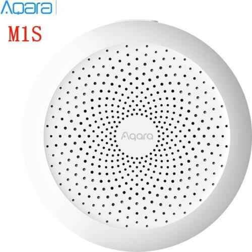 2021 Aqara M1S Hub Gateway with RGB LED Night Light Zigbee 3.0 APP Remote Control Smart Home Work with Mijia APP Apple HomeKit
