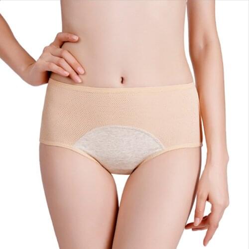 2021 Leak Proof Menstrual Period Panties 10 Size Breathable Mesh Physiological Underwear Waterproof Briefs Lingerie Women