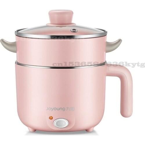 220V Portable Electric Hot Pot 1.2L Cooking Pot 304 Stainless Steel Automatic Power Off Multi-function Noodle Pot In Dormitory