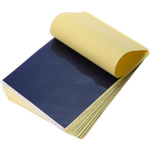 25Pcs/Lot 4 Layer Carbon Thermal Stencil Tattoo Transfer Paper Copy Paper Tracing Paper Professional Tattoo Supply Accesories