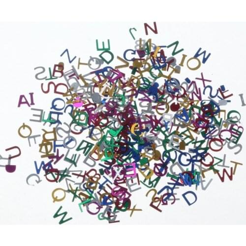 30g Acrylic Letter Flat Loose Sequins Paillette Sewing For Clothing Accssories Art Decoration Jewelry Making Diy