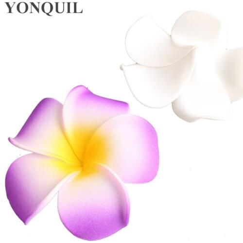 9cm 7colors foam hawaiian Plumeria flower Frangipani Flower /DIY accessories/hand craft flower 50 pieces/lot