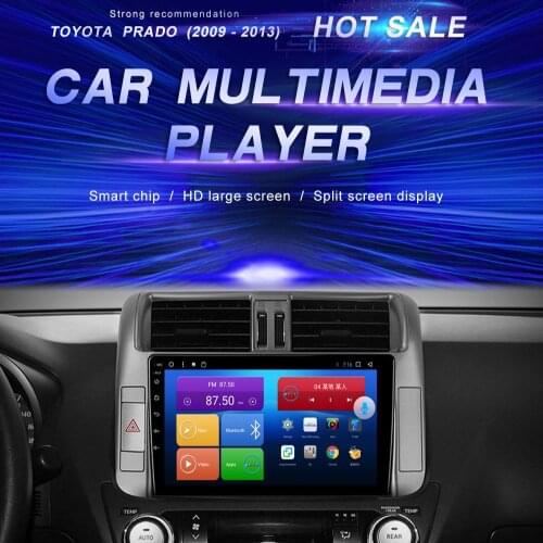 Android Car DVD For Toyota Prado (2009 - 2013) Car Radio Multimedia Video Player Navigation GPS Android10.0 Double Din