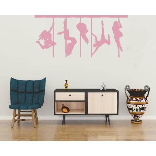 Ballerina Wall Decal - Dancer Dancing Ballet Vinyl Wall Decal Graphic Stickers , Large size free shipping DW7302