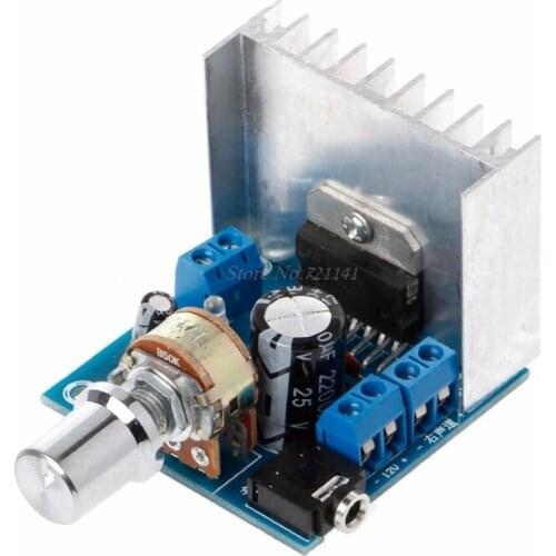 AC/DC 12V TDA7297 2x15W Digital Audio Amplifier DIY Kit Dual-Channel Module Amplifier Board Dropship