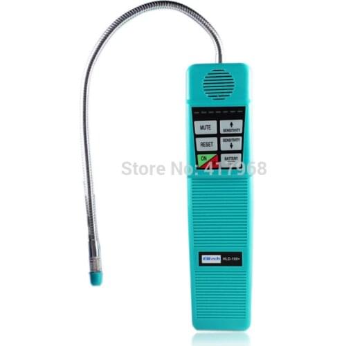 Freon Halogen Refrigerant Gas Leak Detector Leakage Detection Sensor Tester Analyzer R410A R134A HVAC Sensitivity Tool HLD-100