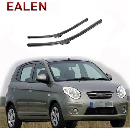 EALEN For Kia Picanto SA TA 2017 2016 2015 2014-2004 Windscreen Original Accessories 1Set Rubber Car Front Wiper Blade Kit