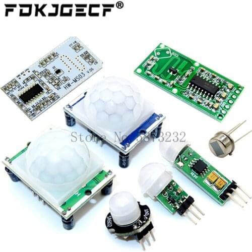 HC-SR501 HC-SR505 AM312 SR602 RCWL-0516 Adjust IR Pyroelectric Infrared Mini PIR module Motion Sensor Detector Module Bracket