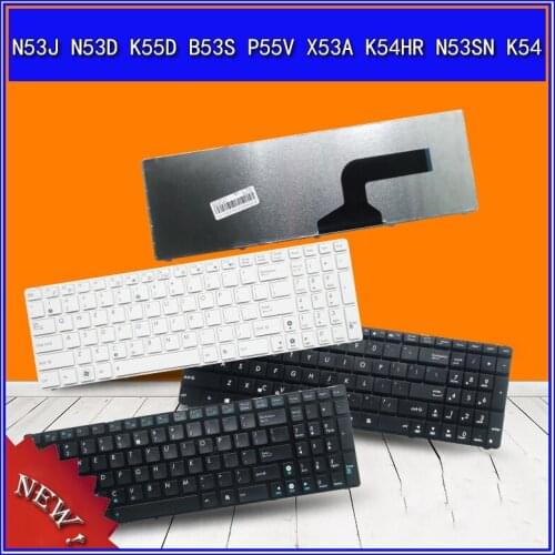 Laptop Keyboard For ASUS N53J N53D K55D B53S P55V X53A K54HR N53SN K54 Notebook Replace US Keyboard