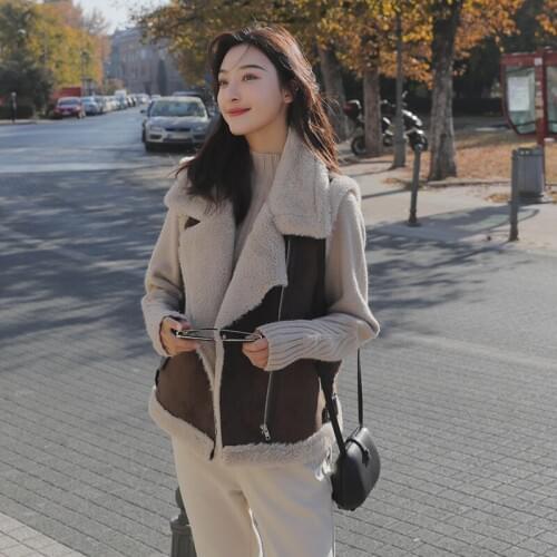 KMETRAM Women's Suede Jackets
