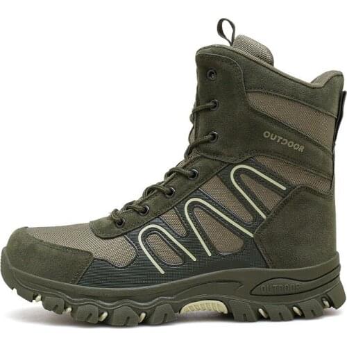 Winter Man Sneakers for Mens New Breathable Tooling Boots Special Forces Outdoor Combat Boots Zapatos De Hombre