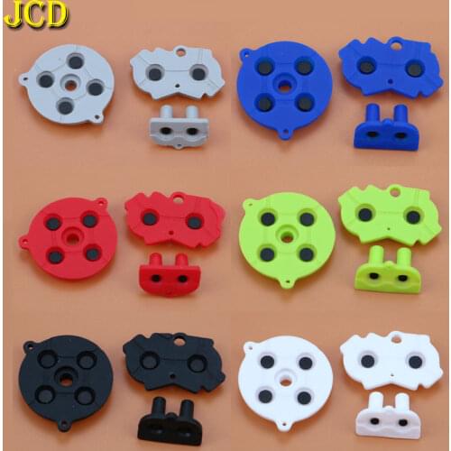 JCD 5 Set Colorful Rubber Conductive Buttons A-B D-pad for GameBoy Advance for GBA Silicone Start Select Keypad
