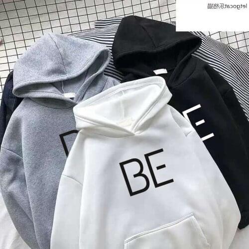 2020 New Album BE Print Harajuku Hoodie Kpop Korean Style loose Sweatshirt Korean fashion Hip Hop All-match Leisure Hoodie