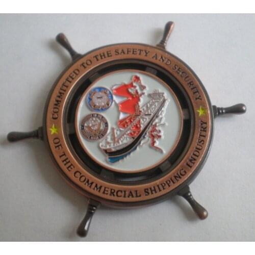 New Design 3D Effect Metal Challenge Coin Custom Plating Coin
