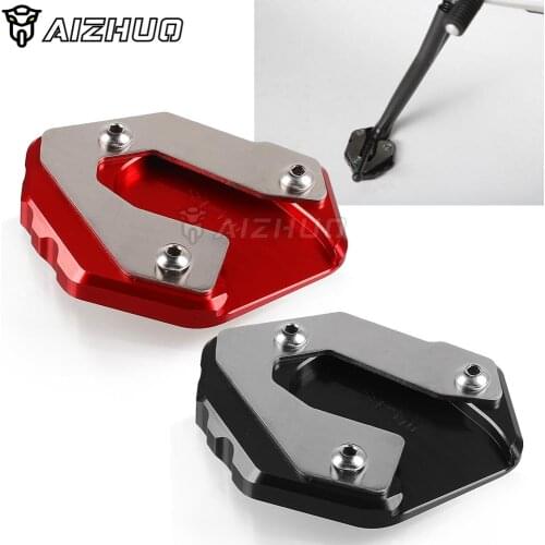 MT09 2021 Foot Side Stand Extension Kickstand Pad Support Plate Enlarge Motorcycle FOR YAMAHA MT-09 FJ-09 Tracer 900 GT XSR900