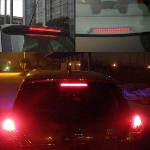 Stop Rear Tail Parking Lamp Light Source Universal 12V Car Brake Light 24 LEDs Red Light Car Third Brake Light Car-styling Auto