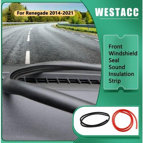 Car Front Windshield Seal Sound Insulation Strip Dustproof Strip for Jeep Renegade 2014 - 2021 Interior Accessories