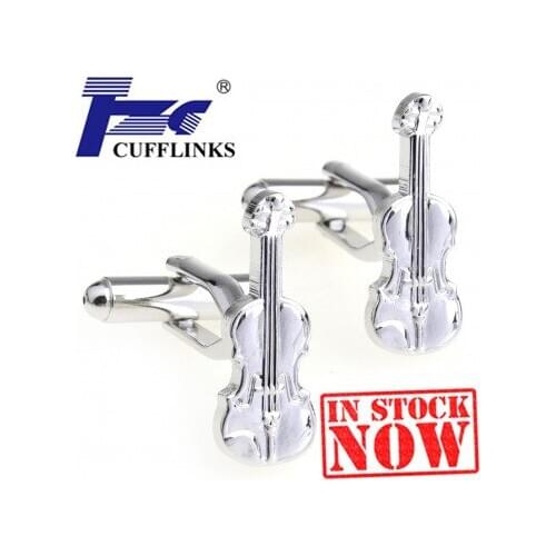 Violin Cufflink Cuff Link 2 Pairs Free Shipping