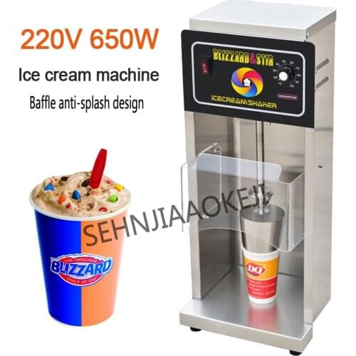 Blizzard machine ice cream machine Snowstorm machine DQ-998 Stainless steel ice cream mixer Commercial stirrer 220V 650W 1pc