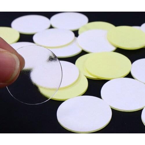 1000Pcs 10 15 20 25 30mm Transparent Double-Sided Adhesive Tape Dot waterproof traceless Acrylic glue Adhesive Round Sticker
