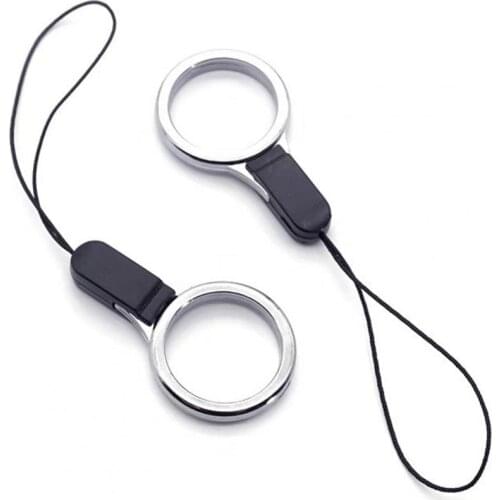 2Pcs Plastic Finger Ring Lanyard Strap Universal Cord Accessories for Keys Phone