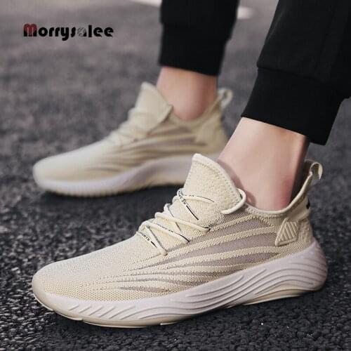 2021 Arrival Men Sneakers Breathable Mesh Sport Shoes Outdoor Running Shoes Black White Cheap Athletic Shoes Casual Sports Shoes