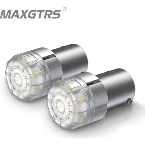 2x 1500LM Canbus P21W 1156 BA15S LED Bulb For Skoda Superb Octavia 2 FL 2010 2011 2012 2013 LED Daytime Running Light DRL Lamp