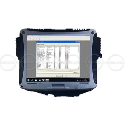 CF19 laptop auto diagnostic scanner screen with Calterm III diagnostic software forcummins Electronic Engines diagnosis software