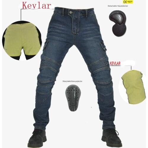 B06 high quality jeans mens and womens drop-resistant motorcycle pants Aramid wear-resistant cycling protection