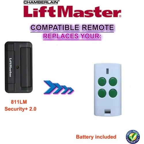 New 811LM LiftMaster 1-Button 12 Code Switch Digital Encrypted Gate Replacement Radio control