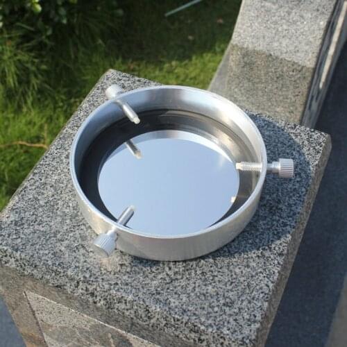 1PC Astronomical Telescope Accessories Objective Lens Badder Film Metal Cover 100mm Adjustable 5P9990 Observing The Sun